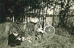 1961 on a bicycle-tour_together with (here) Lothar Machtan, today professor in Bremen_a good friend at that time_Jochen A. H�bener