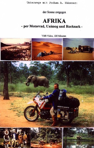cover of my VIDEO 'AFRICA by motorcycle, Unimog and backpack' 
