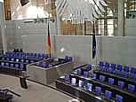 Reichstagsgeb�ude, Parlament, Plenarsaal_Berlin, Sommer 2004